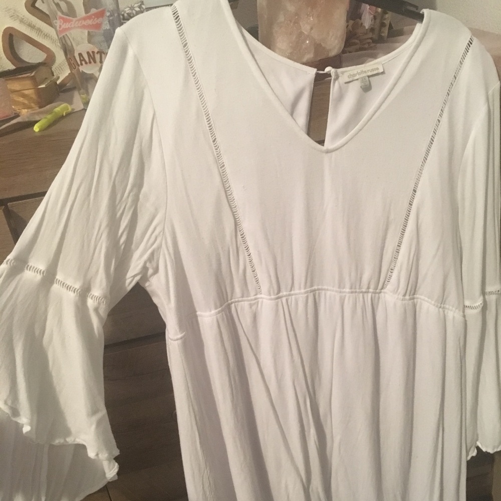 Size 2x Charlotte Russe flutter sleeve dress